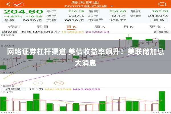 网络证劵杠杆渠道 美债收益率飙升！美联储加息大消息